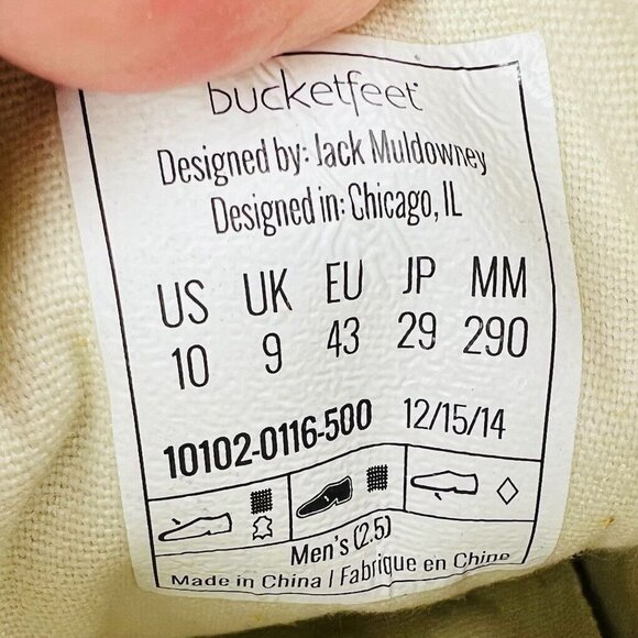 Bucketfeet Mens Tropical Leaf Print Sneakers Size 10 Canvas & Faux Leather - Picture 12 of 13